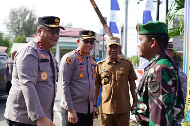 Kapolda Aceh Tinjau Pos Pelayanan Ops Lilin Seulawah-2024 di Pidie. Foto: Polda Aceh