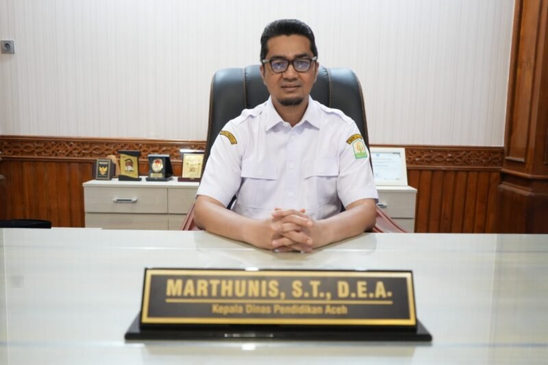 Kepala Dinas Pendidikan Aceh, Marthunis, ST. D.E.A. Foto: Dok. Disdik Aceh