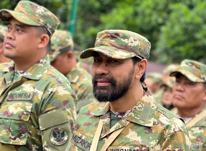 Gubernur Aceh, Muzakir Manaf, bersama sejumlah Bupati/Wali Kota se Aceh, mengikuti retreat bersama seluruh pimpinan daerah se Indonesia, di Akademi Militer, Jumat 21/02/2025. Rencananya retreat bersama presiden itu akan berlangsung mulai 21-28 Februari pekan depan. (Foto: Humas Aceh