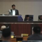Gubernur Aceh, Muzakir Manaf menghadiri sekaligus menyampaikan Laporan Keterangan  Pertanggungjawaban (LKPJ) Gubernur Aceh Pada Rapat Paripurna DPR Aceh Tahun 2025 di Gedung Utama DPR Aceh, Selasa, 15/04/2025.