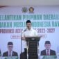 Wakil Gubernur Aceh, Fadhlullah, SE, memberi sambutan pada acara pelantikan pimpinan daerah Gerakan Muslim Indonesia Raya (GEMIRA) Provinsi Aceh, Banda Aceh, Sabtu, 17/06/2025 (Foto:Dok.Biro Adpim Setda Aceh) 