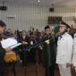 Gubernur Aceh Muzakir Manaf melantik Wali Kota dan Wakil Wali Kota Langsa, Jeffry Sentana S Putra - M. Haikal Alfisyahrin, di Gedung DPRK Langsa, Jumat 23/5/2025(Foto:Dok.Biro Adpim Setda Aceh) 