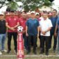 Wakil Gubernur Aceh, Fadhlullah, resmi membuka Kejuaraan Sepak Bola Piala Wakil Gubernur Aceh 2025 di Lapangan Mutiara, Beureunuen, Pidie. 02/7/2025 (Foto:Dok.Biro Adpim Setda Aceh)