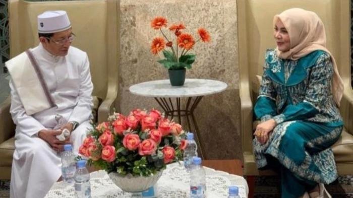 Hj Salmawati SE, MM melakukan pertemuan khusus dengan Menteri Agama RI, Prof. Dr. Nasaruddin Umar, MA, Kamis 31/7/2025 (Foto:Dok.Ist)