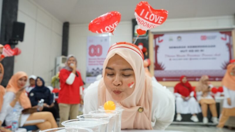 DWP Aceh Gelar Semarak HUT RI Ke-80 di Sekretariat DWP Aceh, Kamis 14 Agustus 2025 (Foto:Dok.Biro Adpim Setda Aceh)