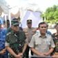 Wakil Gubernur Aceh, Fadhlullah, SE bersama Unsur Forkompinda Aceh mengikut Gerakan Pangan Murah Serentak Beras SPHP zoom meeting dengan Presiden RI, Prabowo Subianto dalam rangka Memeriahkan HUT Ke -80 Kemerdekaan RI di Masjid Al A'La Cot Mesjid, Lueng Bata, Banda Aceh, Sabtu, (30/08/2025). Foto ; Dok. Biro Adpim Setda Aceh