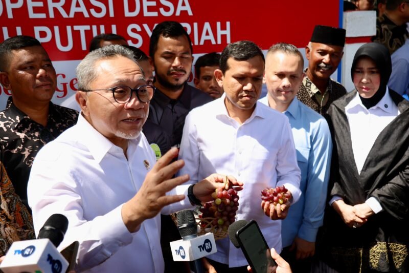 Wagub dan Menko Pangan Tinjau Koperasi Desa Merah Putih di Banda Aceh (Foto:Dok.Biro Adpim Setda Aceh) 