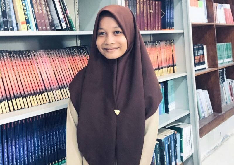Syarifah Razalya Faradilla, siswi kelas X SMA Negeri 1 Matangkuli, Aceh Utara. Foto : Dok. Humas Disdik Aceh