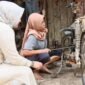 Ketua TP-PKK Aceh, Marlina Muzakir, bersilaturrahmi ke kediaman Halimah, di Gampong Pante Bahagia Kecamatan Paya Bakong Kab. Aceh Utara,  Selasa (14/10/2025). Foto : Dok. Biro Adpim Setda Aceh
