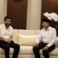 Gubernur Aceh, Muzakir Manaf melakukan pertemuan dengan Menteri Pekerjaan Umum (PU) Dody Hanggodo, di Ruang Rapat Menteri PU, di Kementerian PU RI, Jakarta Selatan, Selasa, 28 Oktober 2025. Foto : Dok. Biro Adpim Setda Aceh