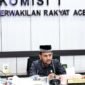Ketua Komisi I DPRA, Tgk.Muharuddin. (Foto:Dok.Ist)
