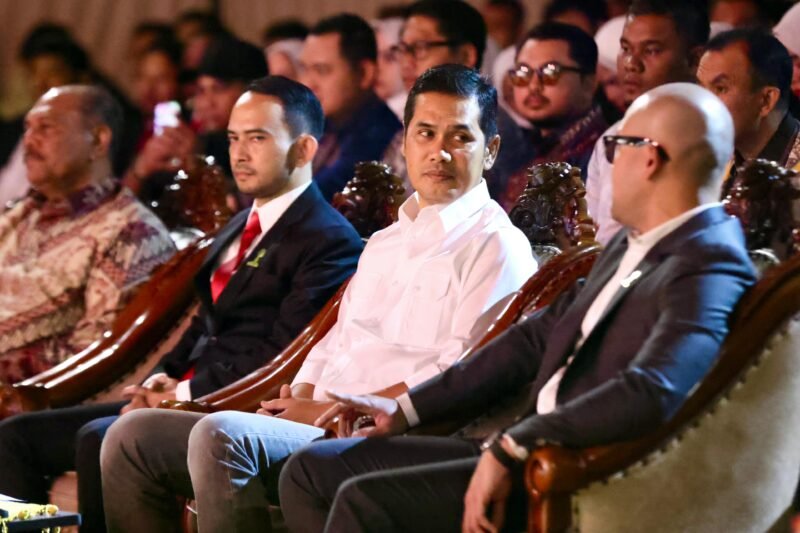 Sekretaris Daerah Aceh, M. Nasir, S.IP., MPA., menghadiri pelantikan Dewan Pengurus Daerah (DPD) Himpunan Pengusaha Muda Indonesia (HIPMI) Aceh masa bakti 2025–2028, yang berlangsung di Anjong Mon Mata, Banda Aceh, Minggu (2/10/2025). Foto: Dok. Biro Adpim Setda Aceh