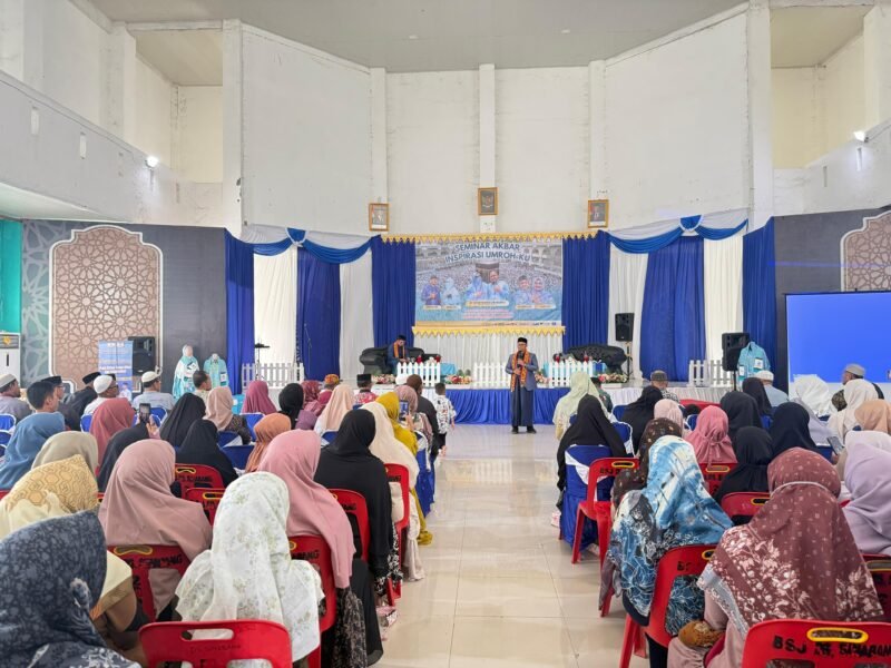 Ratusan Warga Simeulue Ikuti Seminar Inspirasi Umroh Akbar, Suasana Haru Membanjiri Aula, Sabtu 22/11/2025 (Foto:Dok.Ist) 