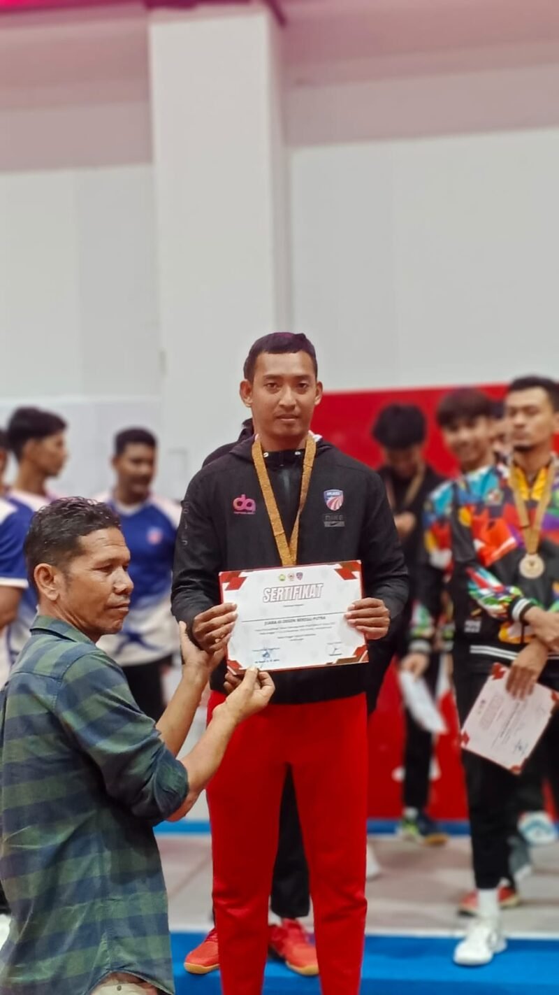 foto: Pratu Muhammad Iqbal, prajurit Batalyon Infanteri 112/Dharma Jaya, meraih medali perunggu dalam Kejuaraan Pra Pekan Olahraga Aceh (Pra PORA)