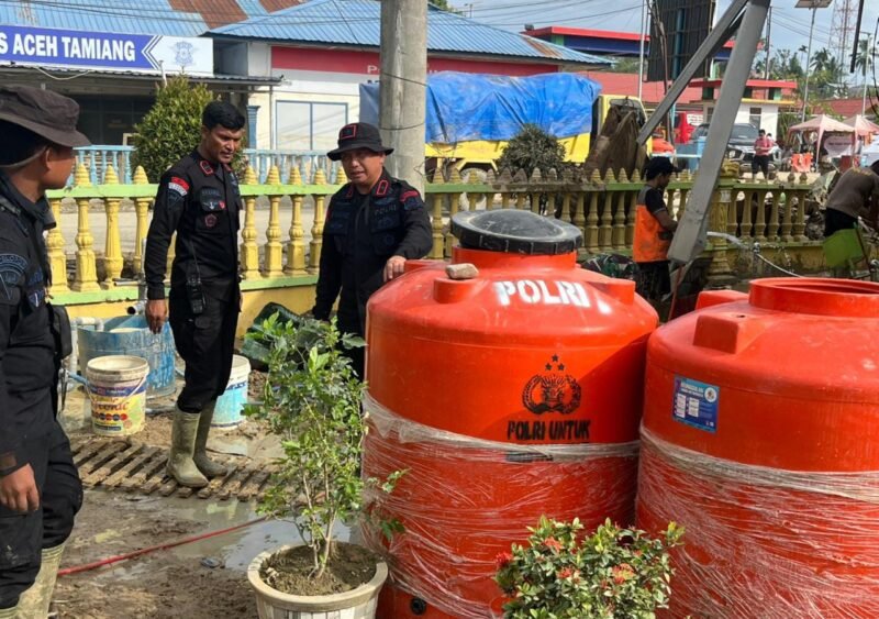 Polda Aceh Bangun 23 Sumur Bor untuk Warga Aceh Tamiang, 20/12/2025 (Foto:Ist)