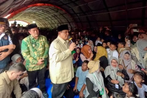 Presiden Prabowo Subianto kunjungi Takengon, Aceh Tengah, pastikan percepatan pemulihan pascabencana maksimal, Sabtu (13/12/2025) Foto:Dok.Ist
