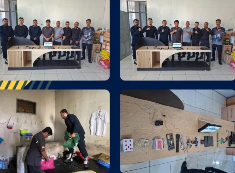 Rumah Tahanan Negara (Rutan) Kelas IIB Ternate kembali menunjukkan komitmennya dalam menjaga keamanan dan ketertiban dengan melaksanakan razia insidentil di kamar hunian warga binaan, Sabtu (24/1/2026) pagi.