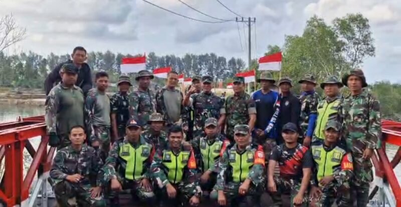 Dandim 0111/Bireuen Letkol Luthfi Arh Novriadi meresmikan Jembatan Bailey di Desa Jangka Mesjid, Kecamatan Jangka, Kabupaten Bireuen, Rabu (28/1/2026), sebagai akses vital bagi mobilitas warga.