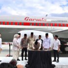 Kapolda Aceh, Marzuki Ali Basyah, M.M, hadir dalam peresmian Gedung A2 Pemondokan Jamaah (Grand Misfalah) Asrama Haji Kelas I Aceh dan penyerahan mock-up pesawat Garuda Indonesia di UPT Asrama Haji Embarkasi Aceh, Banda Aceh, Minggu (15/2/2026) 