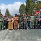 Jembatan Bailey di Desa Karang Rejo, Kecamatan Bukit, Bener Meriah, resmi difungsikan setelah dibangun TNI bersama pemerintah daerah untuk memulihkan akses transportasi warga pascabencana hidrometeorologi, Senin (2/2/2026).