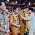 Gubernur Aceh Muzakir Manaf dan Wakil Gubernur Aceh Fadhlullah menghadiri Rakornas Pemerintah Pusat dan Daerah 2026 di Bogor, membahas sinergi pusat dan daerah menuju Indonesia Emas 2045, Selasa 03/2/2026.