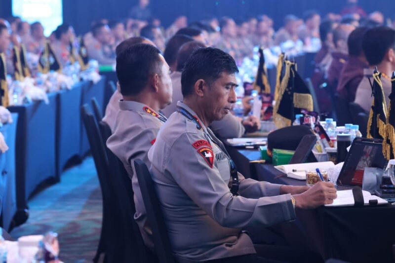 Kapolda Aceh Irjen Pol. Drs. Marzuki Ali Basyah, M.M., saat menghadiri Rapat Pimpinan (Rapim) TNI–Polri Tahun 2026 di Istana Merdeka, Jakarta, Senin (9/2/2026). 