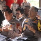 Presiden Republik Indonesia Prabowo Subianto meresmikan secara virtual Gedung Ketahanan Pangan Tipe 654 milik Polda Aceh di SPN Polda Aceh, Seulawah, Aceh Besar, Jumat (13/2/2026).