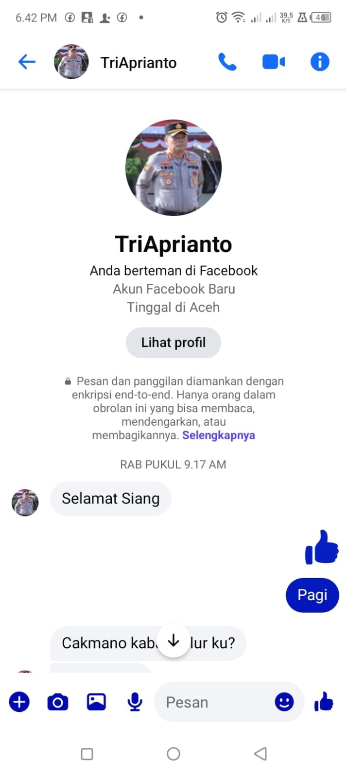 Kapolres Aceh Utara, AKBP Trie Aprianto, mengimbau masyarakat agar waspada terhadap akun media sosial palsu yang mencatut namanya untuk melakukan penipuan bermodus permintaan uang.(28/2/2026)