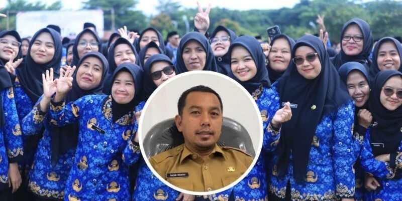Kepala BPKAD Aceh Utara, Nazar Hidayat, memberikan penjelasan terkait besaran gaji PPPK Paruh Waktu yang disesuaikan dengan kemampuan keuangan daerah.(7/2/2026).