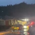 Genangan air menutupi badan Jalan Nasional Bener Meriah–Lhokseumawe di kawasan Kem Seni Antara, Bener Meriah, Minggu (8/2/2026), akibat hujan deras yang mengguyur wilayah tersebut. Pengendara diminta waspada saat melintas.