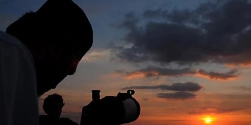 Tim Falakiyah Kanwil Kementerian Agama Aceh menyampaikan hasil perhitungan posisi hilal awal Ramadhan 1447 H di Gedung Observatorium Tgk Chiek Kuta Karang, Lhoknga, Aceh Besar, Selasa (17/2/2026).