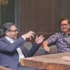 Anggota DPR RI Nasir Djamil saat memberikan keterangan terkait rehabilitasi mantan Dirut PT ASDP Indonesia Ferry (Persero) Ira Puspadewi, menekankan pentingnya prinsip kehati-hatian dan itikad baik dalam setiap keputusan bisnis.(20/2/2026).