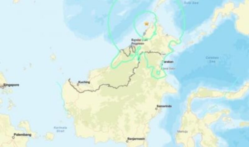 Guncangan gempa magnitudo 7,1 yang berpusat di Sabah, Malaysia, Senin (23/2/2026) dini hari, terasa luas hingga lintas negara dan menjadi gempa terbesar di kawasan Kalimantan sejak tahun 1900.