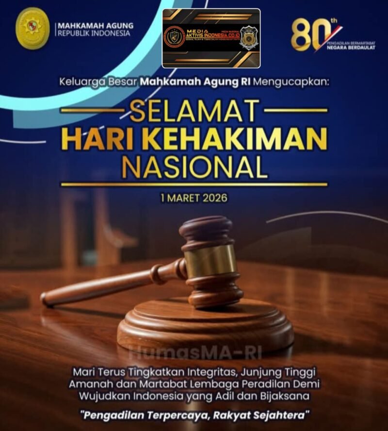 Isa Alima menyampaikan refleksi Hari Kehakiman Nasional 2026 di Banda Aceh, menekankan pentingnya integritas hakim dan independensi peradilan sebagai fondasi kepercayaan publik.(1/3/2026).