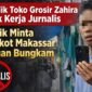 Aktivitas bongkar muat barang di sekitar Toko Grosir Zahira Sembako, Jalan Jembatan Merah, Makassar, yang kerap memicu kemacetan dan kini disorot terkait dugaan belum adanya izin usaha resmi.(12/3/2026)