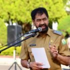 Suasana pembukaan Operasi Pasar Tanggap Inflasi Aceh yang digelar serentak di lima kabupaten/kota, Sabtu (14/3/2026).