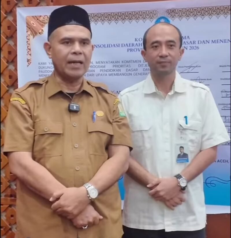 Kepala Dinas Pendidikan Aceh, Murthala Murthalamuddin, menyampaikan harapan besar agar Duek Pakat Ke-IV menjadi momentum penguatan sinergi dan komitmen bersama dalam meningkatkan mutu pendidikan di seluruh Aceh.(3/3/2026)