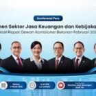 Rapat Dewan Komisioner Bulanan OJK Februari 2026 menegaskan stabilitas sektor jasa keuangan nasional tetap terjaga di tengah dinamika global dan meningkatnya volatilitas pasar.(3/3/2026)