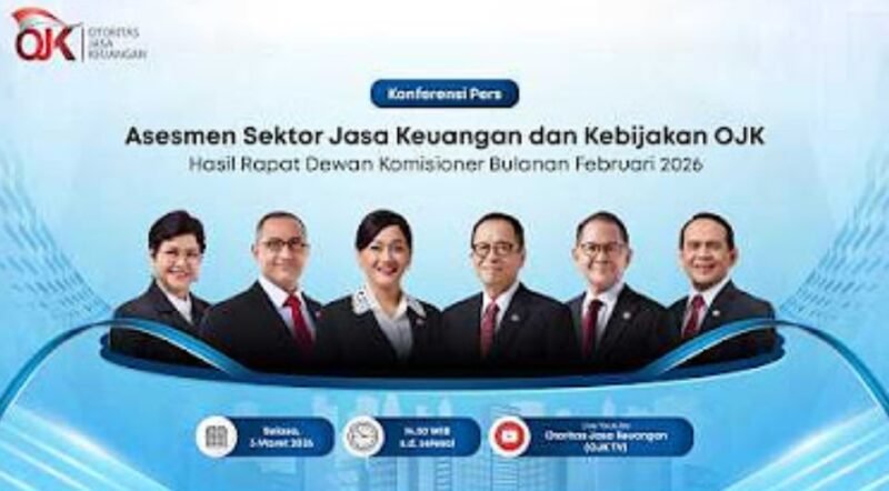 Rapat Dewan Komisioner Bulanan OJK Februari 2026 menegaskan stabilitas sektor jasa keuangan nasional tetap terjaga di tengah dinamika global dan meningkatnya volatilitas pasar.(3/3/2026)