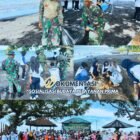 Kepala Lapas Perempuan Kelas III Ternate Agustina bersama jajaran mengikuti kegiatan Gerakan Nasional ASRI dan gotong royong SIGOFI GAM dengan membersihkan kawasan Wisata Pantai Kastela, Kecamatan Ternate Pulau, Jumat (6/3/2026).