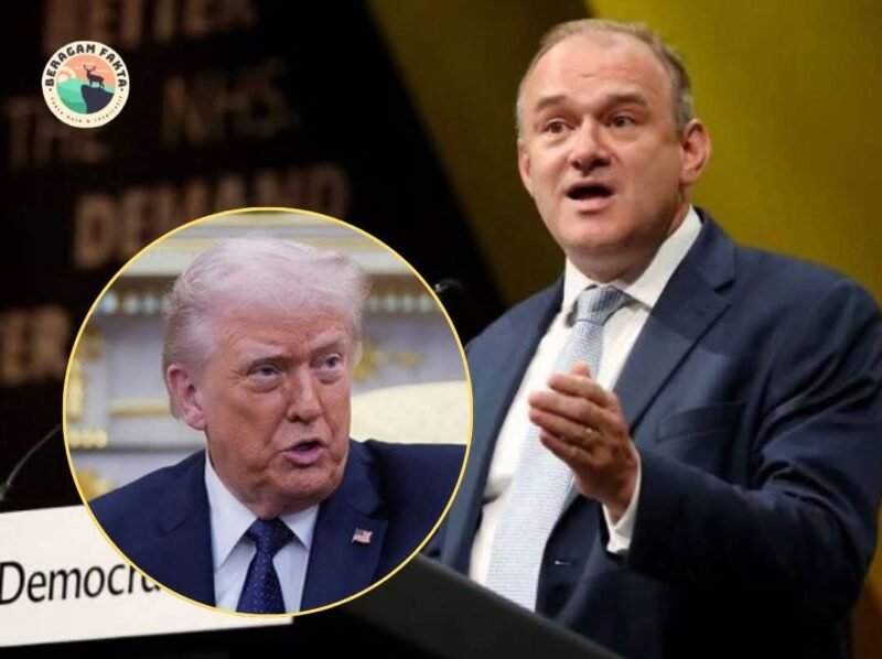 Ketua Partai Liberal Demokrat Inggris, Ed Davey, melontarkan kritik keras terhadap Presiden Donald Trump dan menyerukan agar ia mundur dari jabatan Presiden Amerika Serikat karena dinilai mengancam stabilitas dan perdamaian dunia.(6/3/2026)