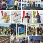 Kepala Perwakilan Bank Indonesia Provinsi Aceh Agus Chusaini bersama Asisten II Sekda Aceh T. Robby Irza dan Wakil Bupati Aceh Besar Syukri A. Jalil menyerahkan bantuan sarana dan prasarana pertanian kepada kelompok tani dan peternak di Aceh Besar sebagai upaya memperkuat ketahanan dan kemandirian pangan daerah.(9/3/2026)