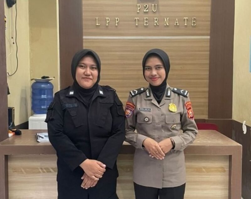Personel Polda Maluku Utara melaksanakan patroli sambang dan koordinasi keamanan dengan petugas Lapas Perempuan Kelas III Ternate, Minggu (15/3/2026), guna memperkuat pengamanan menjelang cuti bersama dan Idulfitri 1447 H.