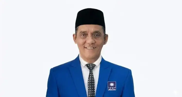 Foto almarhum Sofyan Puteh, anggota Komisi VII DPRA dari Fraksi Partai Amanat Nasional (PAN), yang dikabarkan meninggal dunia pada Senin (23/3/2026) dini hari di Lhokseumawe.