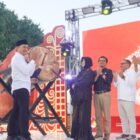 Wali Kota Banda Aceh, Illiza Sa'aduddin Djamal, meresmikan pembukaan Pilot Project Pasar 1001 Malam di Lapangan Eks Hotel Aceh, yang merupakan kolaborasi antara Kemenko PM RI, Pemerintah Aceh, dan Pemko Banda Aceh, Rabu 11/03/2026.