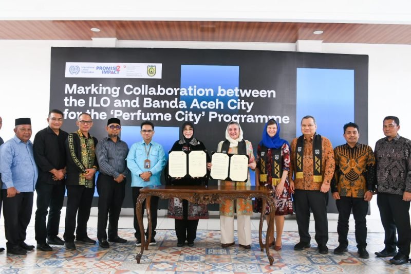 Pemko Banda Aceh teken MoU dengan ILO dan SECO, Kamis (23/4/2026), untuk wujudkan 
