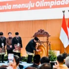 Presiden Prabowo Subianto menyampaikan sambutan dalam pembukaan Musyawarah Nasional (Munas) XVI Ikatan Pencak Silat Indonesia (IPSI) di Jakarta International Convention Center, Sabtu (11/04/2026).