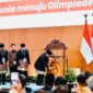 Presiden Prabowo Subianto menyampaikan sambutan dalam pembukaan Musyawarah Nasional (Munas) XVI Ikatan Pencak Silat Indonesia (IPSI) di Jakarta International Convention Center, Sabtu (11/04/2026). 