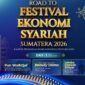 Ratusan peserta memadati kawasan Universitas Syiah Kuala (USK) saat mengikuti kegiatan FunWalkQaf dalam rangka pembukaan Puncak Acara Road to Festival Ekonomi Syariah (Fesyar) Aceh 2026 di Banda Aceh, Sabtu (25/4/2026). 