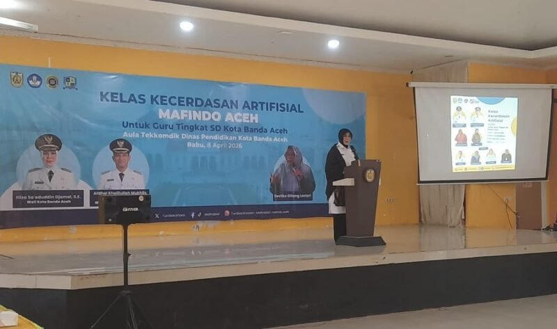 Banda Aceh Luncurkan AI Goes to School Tahap 2, Fokus Inovasi Pendidikan, Rabu 08/04/2026.